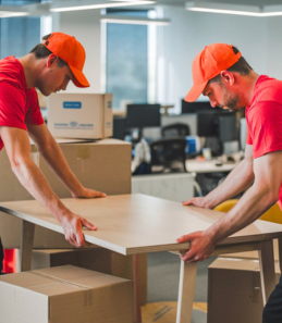 Office relocation team